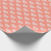 Papier Cadeau Joli Coeur Motif Saint Valentin (Coin)