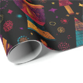 Papier Cadeau joli design (Coin rond)