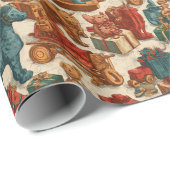 Papier Cadeau joli design (Coin rond)