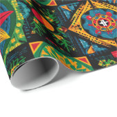 Papier Cadeau joli design (Coin rond)