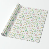 Papier Cadeau Joli Dinosaure (Déroulé)