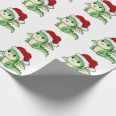 Papier Cadeau Joli dragon de Noël (Coin)