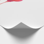 Papier Cadeau Joli et beau flamand rose mexicaine avec (Coin)