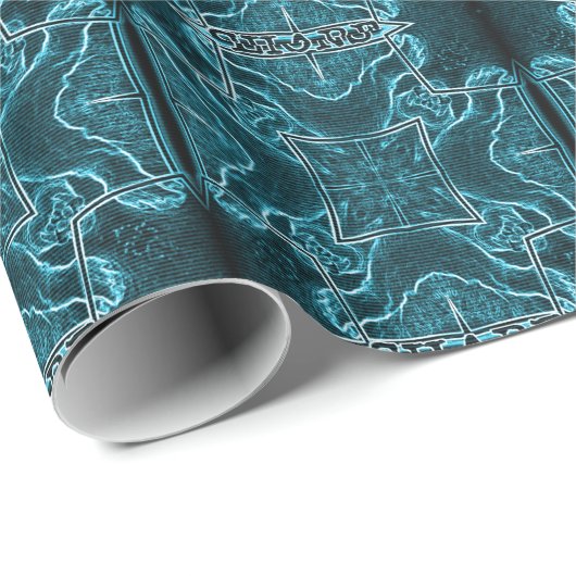 Papier Cadeau Joli et joli Lion avec (Coin rond)