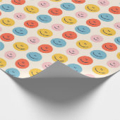 Papier Cadeau Joli Face Blobs Spotty Motif amusant (Coin)