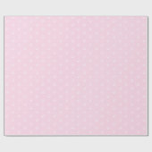 Papier Cadeau Joli feu de neige blanc rose pâle neige chute cade (Plat)