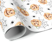 Papier Cadeau Joli Halloween (Coin rond)