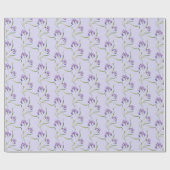 Papier Cadeau Joli Iris Violet (Plat)