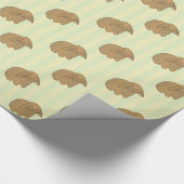 Papier Cadeau Joli lapin Brown (Coin)