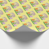 Papier cadeau joli lapin de Pâques (Coin)