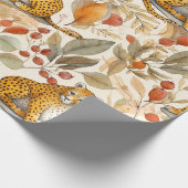 Papier Cadeau Joli léopard Wild Cat Nature Faune animale (Coin)