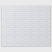 Papier Cadeau Joli Motif feuille moderne du milieu du siècle (Plat)