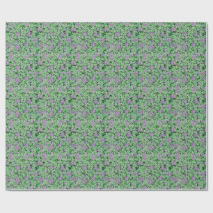 Papier Cadeau Joli motif floral pourpre