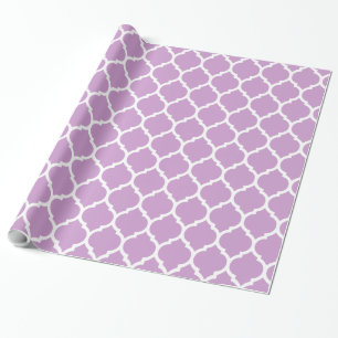 Papier Cadeau Joli motif marocain à quatre feuilles élégant lava