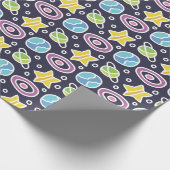 Papier Cadeau Joli motif spatial (Coin)