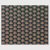 Papier Cadeau Joli Noël Holly Berries laide Sweat de Noël (Plat)