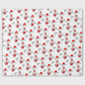 Papier Cadeau Joli Noël Père Noël Thing (Plat)