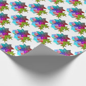 Papier Cadeau Joli Noël Succulent Floral (Coin)