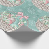 Papier Cadeau Joli panier de Pâques (Coin)