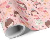 Papier Cadeau Joli papier d'enveloppement Princess (Coin rond)