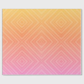 Papier Cadeau Joli Pastel Hypnotique Diamant Moderne Pop Art (Plat)