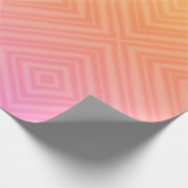 Papier Cadeau Joli Pastel Hypnotique Diamant Moderne Pop Art (Coin)