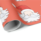 Papier Cadeau Joli Père Noël (Coin rond)