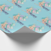 Papier Cadeau Joli Petit Sirène Papier Enveloppant Cadeau (Coin)