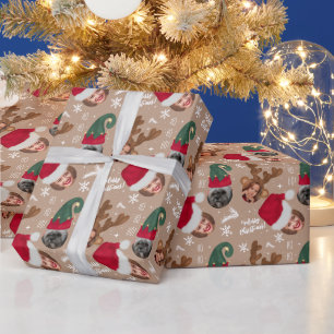 Papier Cadeau Joli plaisir Noël illustration 3 photos