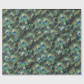 Papier Cadeau Joli Poster de animal Peacock (Plat)