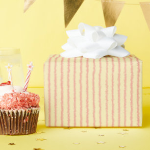 Papier Cadeau Joli rose Motif Jaune