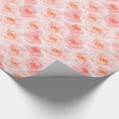 Papier Cadeau Joli Roses d'aquarelle rose (Coin)