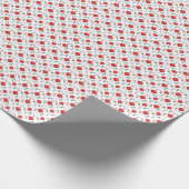 Papier Cadeau Joli Roses rouges et Roses Buds Papier d'enveloppe (Coin)