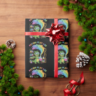 Papier Cadeau Joli scientifique dragon Laboratoire de jeu de p