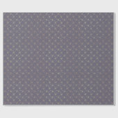 Papier Cadeau Joli Snowflakes Gold Dusty Blue Christmas (Plat)