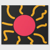 Papier Cadeau Joli soleil (Plat)