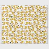 Papier Cadeau Joli sourire lions motif (Plat)