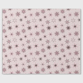 Papier Cadeau Joli Stars De Geo Rose - motif. (Plat)