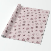 Papier Cadeau Joli Stars De Geo Rose - motif. (Déroulé)