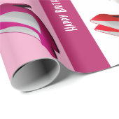 Papier Cadeau Joli Stilettos Personnalisé (Coin rond)