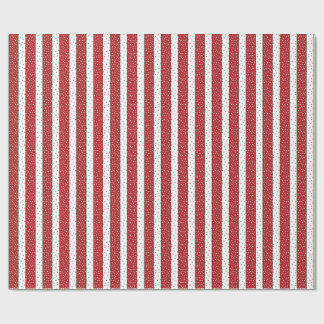 Papier Cadeau Joli sucre de vacances et rayures à paillettes