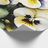 Papier Cadeau Joli tableau blanc aquarelle (Coin)