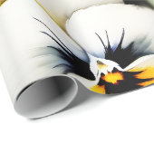 Papier Cadeau Joli tableau blanc aquarelle (Coin rond)