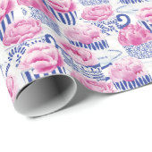 Papier Cadeau Joli Thé (Coin rond)