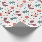 Papier Cadeau Joli thème de Noël (Coin)