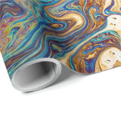 Papier Cadeau Joli univers (Coin rond)