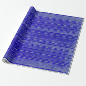 Papier Cadeau Joli violet Motif des rayures désespérées (Déroulé)