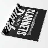 Papier Cadeau jolie clarinette (Déroulé)