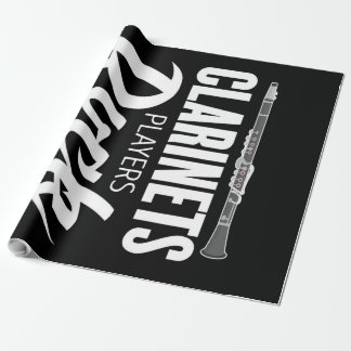 Papier Cadeau jolie clarinette