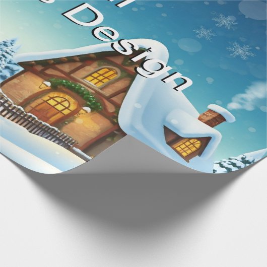 Papier Cadeau Jolie conception de Noël (Coin)